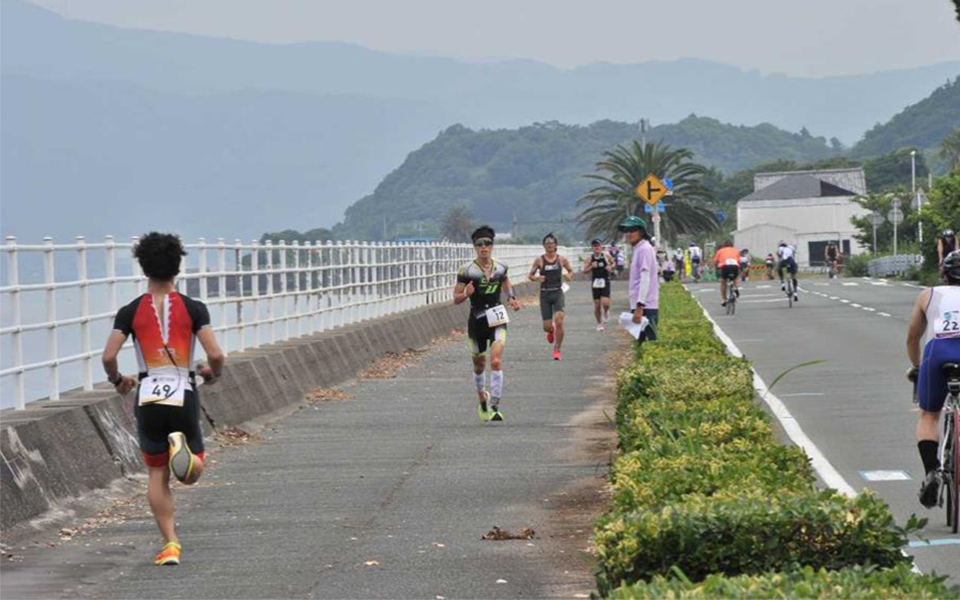 根岸トライアスロン会場